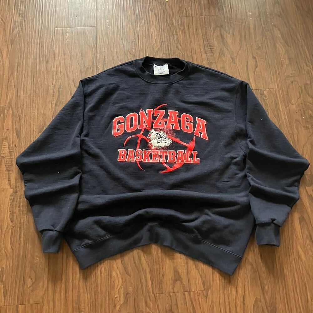 Champion Men's Navy and Black Sweatshirt